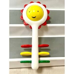 Bornelund Ambi Toy Sunflower Rattle 6 Months AM31127J development teether